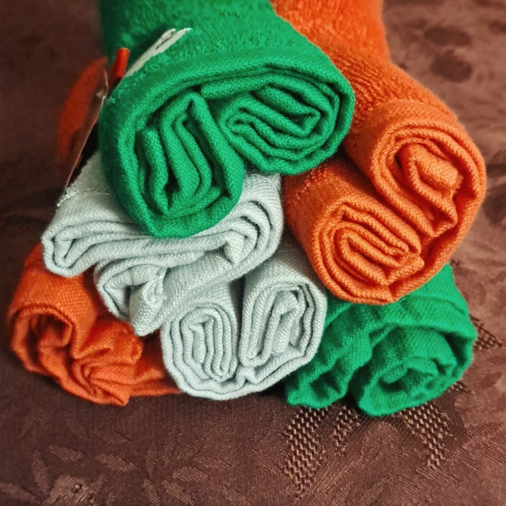 St. Nicholas Square 100% Cotton Holiday Washcloths (Set of 6)